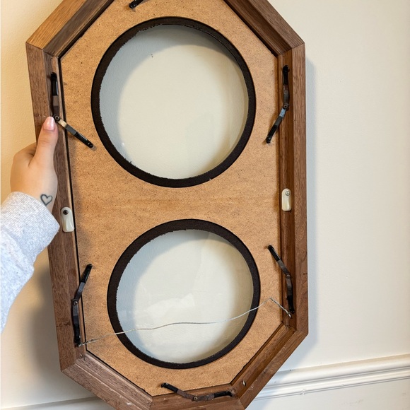 Elegant Brown Octagonal Wall Frame - Picture 2 of 2